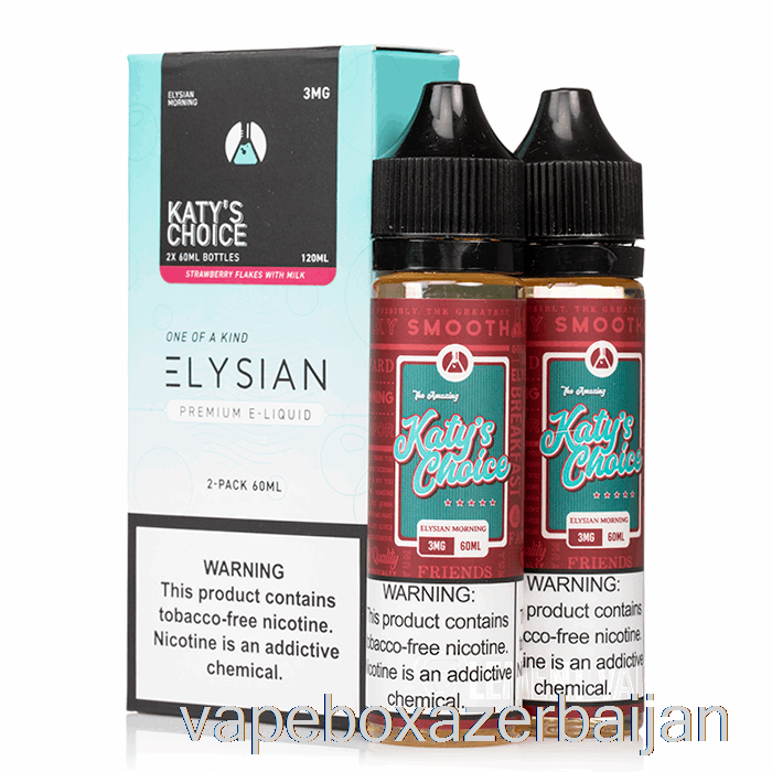 Vape Baku Katy's Choice - Elysian Labs E-Liquid - 120mL 3mg